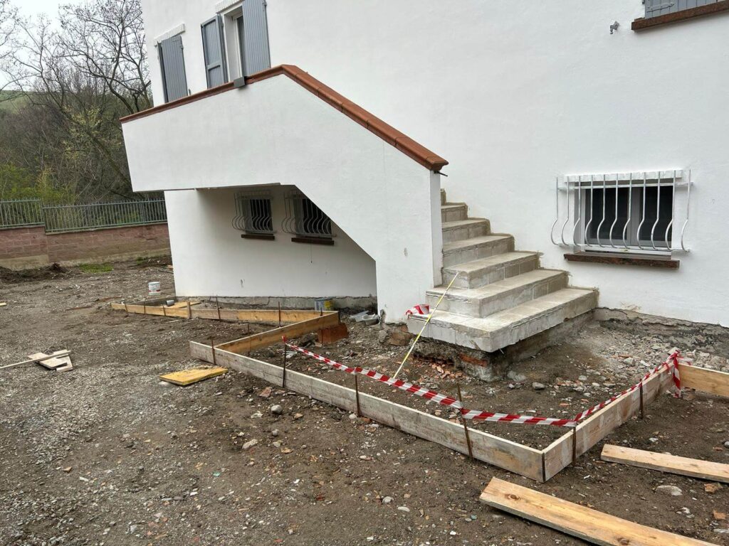 ristrutturazione scale esterne villa sassuolo